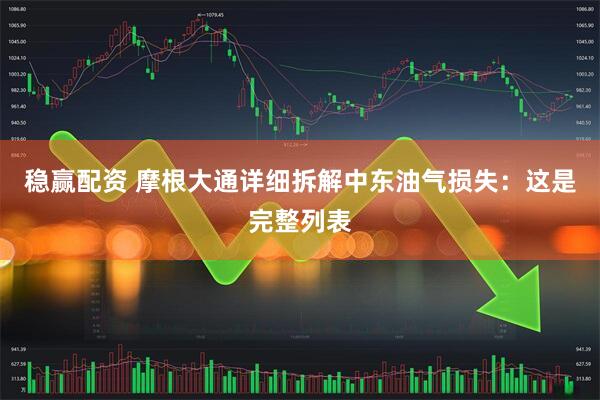 稳赢配资 摩根大通详细拆解中东油气损失：这是完整列表
